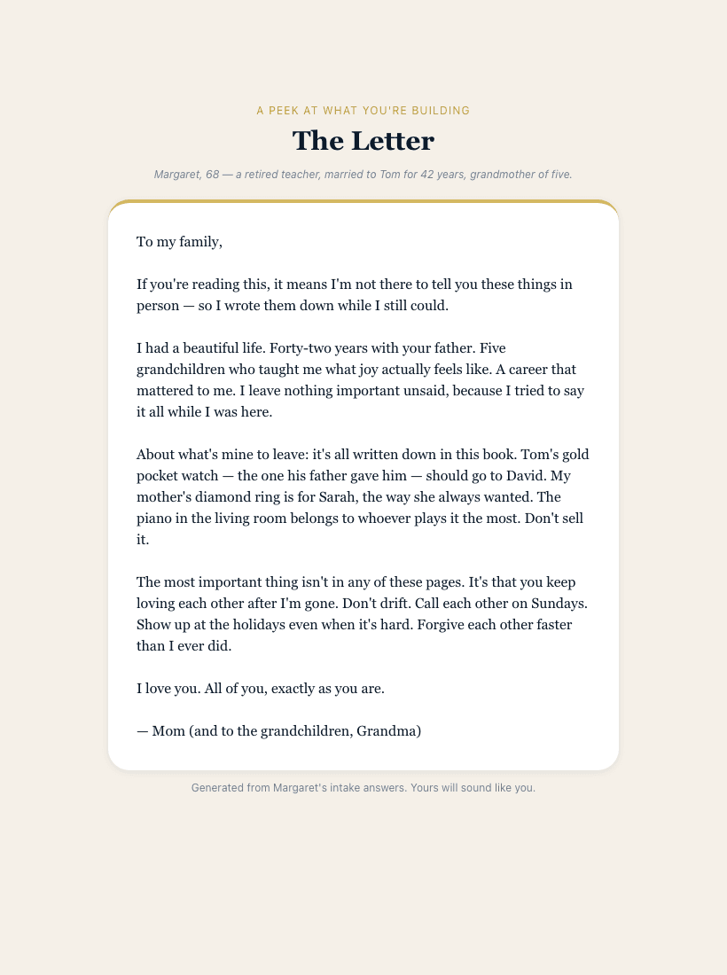 Kept4 letter preview